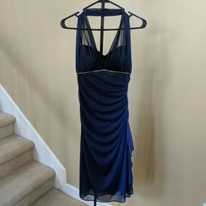 Like new Party Dress Betsy & Adam size8 Blue Color